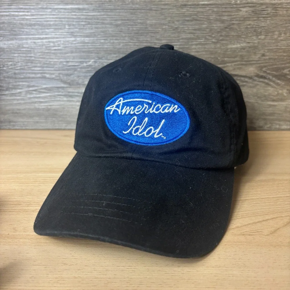 American Idol Hat Cap Fitted One Size Black Singing TV Show Promo